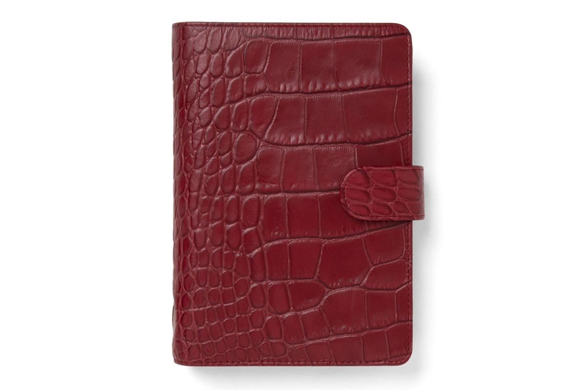 Filofax Personal Classic Croc Cherry Organiser